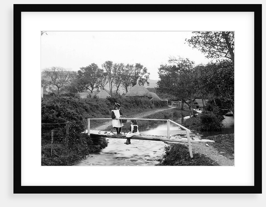 Bridge over stream, Ballaugh, Isle of Man by George Bellett Cowen